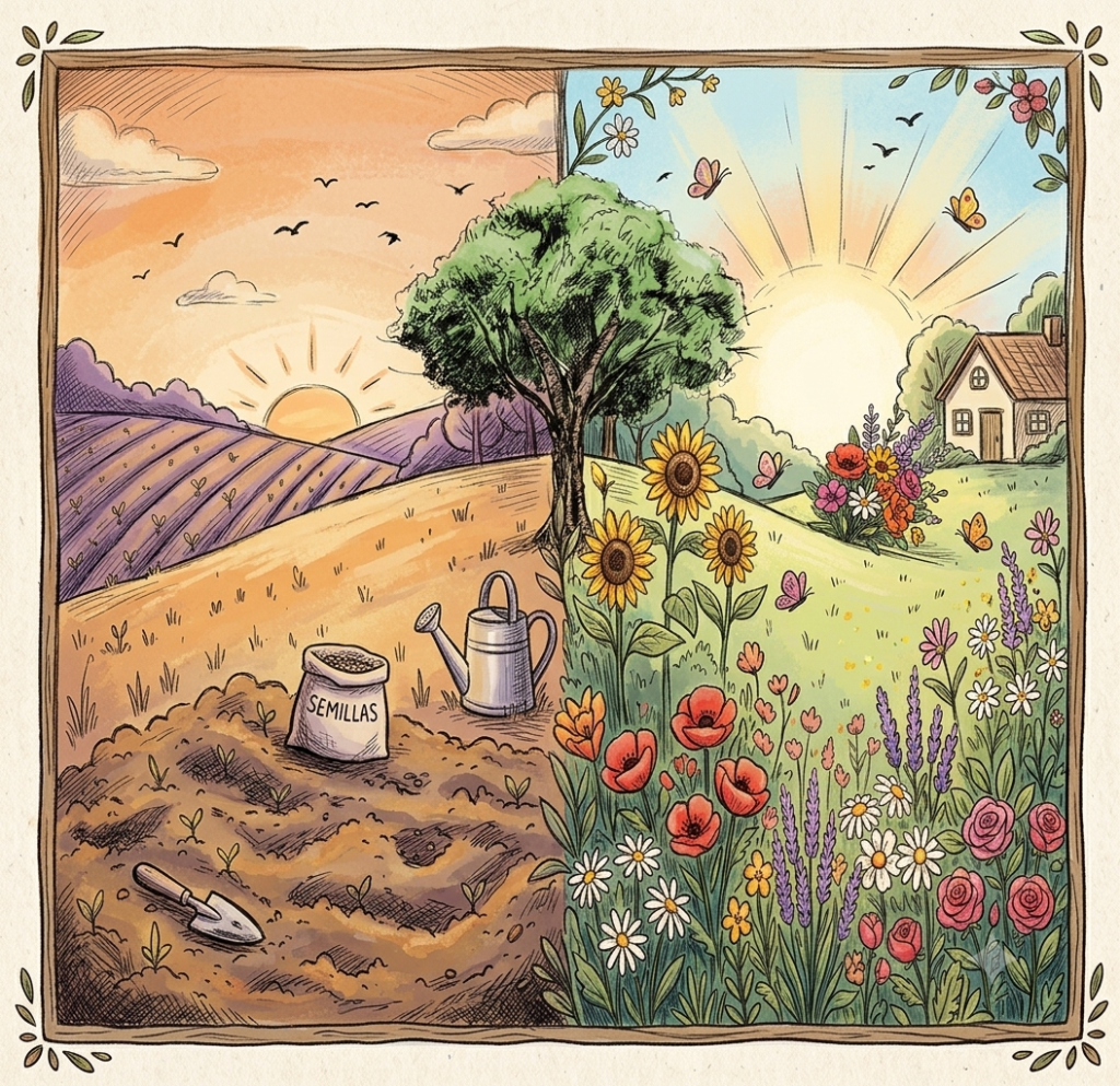 Hoy semillas, mañana&nbsp;flores